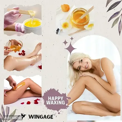 Wingage Honey Wax for smooth and organic Body Hair Waxing Cream (1200 ml, Set of 2)-thumb3