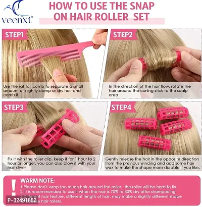 Hair Rollers Plastic Snap Pack of 20-thumb3