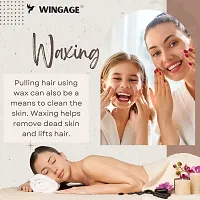 Wingage Chocolate and Honey Wax for smooth and organic Body Hair Waxing Cream (1200 ml, Set of 2)-thumb1