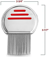 Stainless Steel Lice Treatment Comb Pack of 2-thumb2