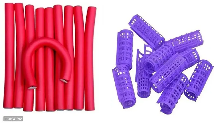 Plastic Curler Roller and Stick Pack of 10 Each