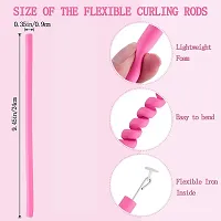 VEENXT Hair Rollers Sticks Curlers for Hair Styling DIY Hairdressing- 20 Flexi Rods Hair Curler (Multicolor)-thumb1