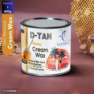 Detan Honey Cream Hair Removal Wax (600 G)