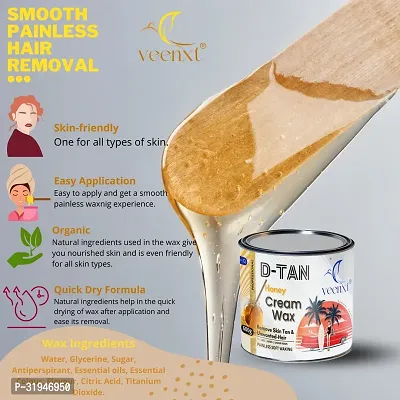 Detan Honey Cream Hair Removal Wax (600 G)-thumb2