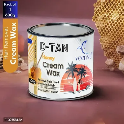 VEENXT DETAN Honey Cream Hair Removal Wax and Brightens skin for Full Body DIY Wax (600 g)-thumb0