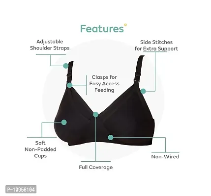 Buy INDOWEST Fashion Non Padded Maternity/Nursing Bra for Breastfeeding  Mothers, Pack of 1, Skin (32) at