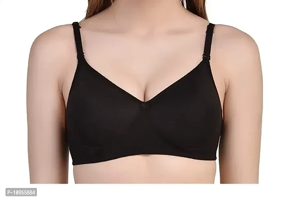 Buy INDOWEST Fashion Seamless Cotton Non Padded Bra, SMS Molded