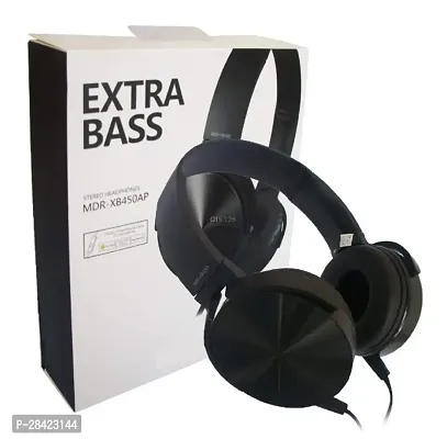 Sony Extra Bass MDR-XB450AP On-Ear Wired Headphones with Mic1-thumb0