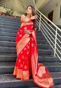 Classic Art Silk Saree with Blouse piece for Women-thumb4