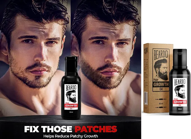 Beardo Beard  Hair Growth Oil for thicker, longer beard | For patchy, uneven beard | Beard Oil for fast beard growth | Natural Hair Oil 50ml pack of 1