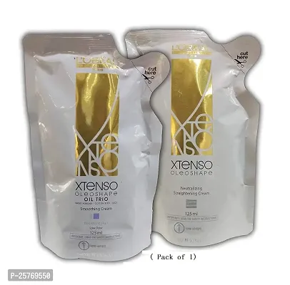 Xtenso Smoothing Resistant Hair Straightener (125ml) + Neutralizing Cream (125ml)
