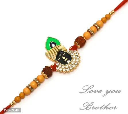 iTree Latest Brother Bhabhi Rakhi combo with Roli-Chawal-thumb4