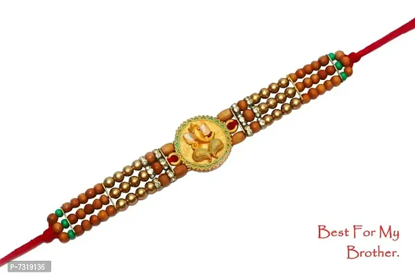 ShreeRadhe Ganpati Rakhi For Brother-thumb2