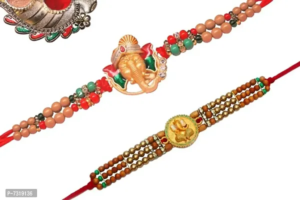 ShreeRadhe Ganpati Rakhi For Brother-thumb3