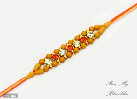 ShreeRadhe Traditional Rakhi For Brother Bhabhi Lumba-thumb4