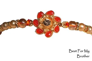 ShreeRadhe Traditional Rakhi For Brother Bhabhi Lumba-thumb1