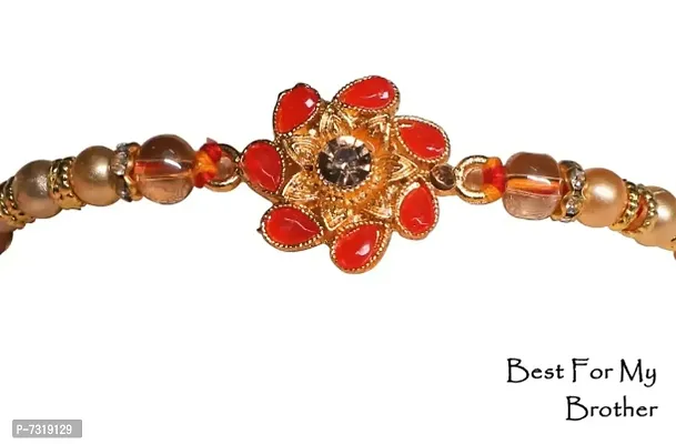 ShreeRadhe Traditional Rakhi For Brother Bhabhi Lumba-thumb2