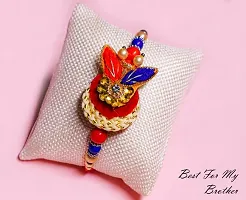 ShreeRadhe Traditional Rakhi For Brother and Bhabhi Lumba-thumb1