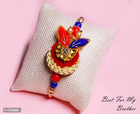 ShreeRadhe Traditional Rakhi For Brother and Bhabhi Lumba-thumb2