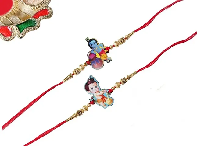 Wooden Rakhi For Kids Set of 2