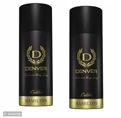 DENVER Caliber Deo - 50ML Each (Pack of 2) | Long Lasting Deodorant Body Spray for Men