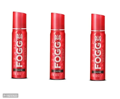 fogg charm 25ml pack of 3 body deo all day freshness perfume-thumb0