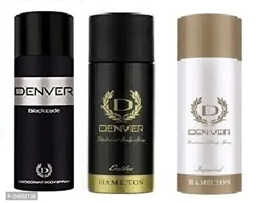 DENVER BLACK CODE 50ML  CALIBER 50ML -IMPERIAL 50ML -Body Spray - For Men  Women