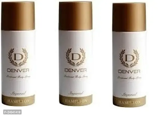 denver 50ml IMAPRIAL PACK OF 3 INDIA NO 1 PERFUME ALL DAY FRESH BODY