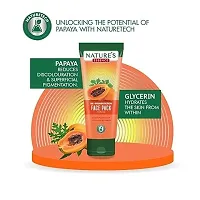 Nature's Essence De-pigmentation Papaya Face Pack For Women, Orange, 50g-thumb2