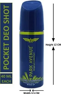 PARK AVENUE Good Morning Pocket Deodorant 40ML (PACK OF 2)-thumb1