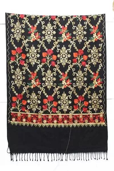 Stylish Wool Embroidered Shawls For Women