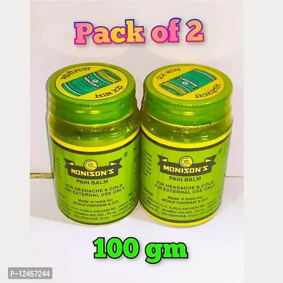 Monisons  pain balm 100g pack of 2