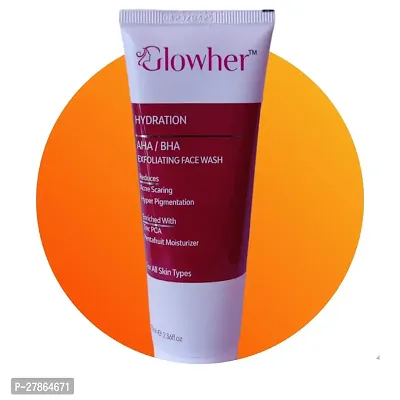 Glowher AHA/BHA  Face Wash-Pack Of 2