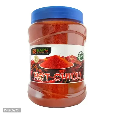 hot chilli powder - 1 kilogram (kg) LAL-MIRCHI (MASALA -HOT CHILLI )  also mixed oil { ISO certified } { HALAL certified }-thumb0