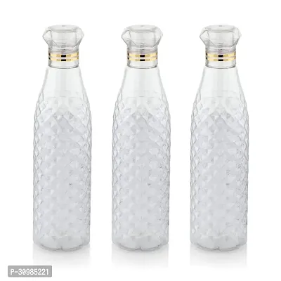 Diamond 1000Ml Plastic \Fridge Water Bottle Set Of 3