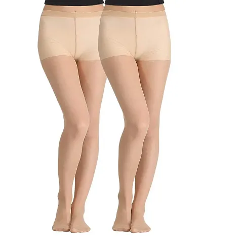 QRAFTINK? Women High Waist Stockings Tights Long Comfort Super Soft Pantyhose