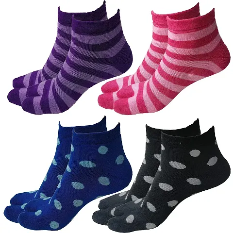 Cotson Women's Regular Wool Socks (Pack Of 4)