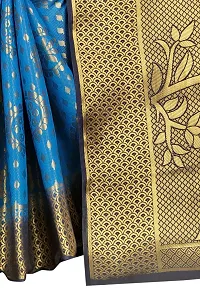 Woven Banarasi Cotton Silk Saree-thumb1