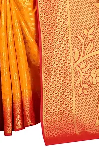 Woven Banarasi Cotton Silk Saree-thumb1