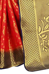 Woven Banarasi Cotton Silk Saree-thumb1