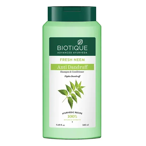 biotique neem shampoo 340ml pack of 2pc