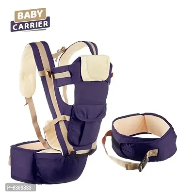 Purple Baby Carrier 4 in 1 Position with Comfortable Head Support and Buckle Straps-thumb0