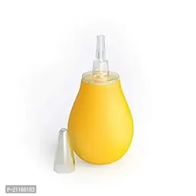 Baby Nasal Aspirator, Nose Cleaner, Vacuum Suction Tool, Immediate Relief from Blocked Baby Nose (Yellow)-thumb0