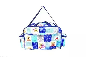 Mother's Bag/Baby Diaper Bag/Baby Accessories Bag/Baby Multipurpose Bag/ 1 Main Zip Compartment, 2 Side Tich Pocket (Shipper/Bottle Holder), 1 Front Zip Pocket, 1 Transparent back zip Pocket (LARGE)-thumb3