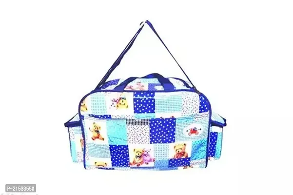 Mother's Bag/Baby Diaper Bag/Baby Accessories Bag/Baby Multipurpose Bag/ 1 Main Zip Compartment, 2 Side Tich Pocket (Shipper/Bottle Holder), 1 Front Zip Pocket, 1 Transparent back zip Pocket (LARGE)-thumb4
