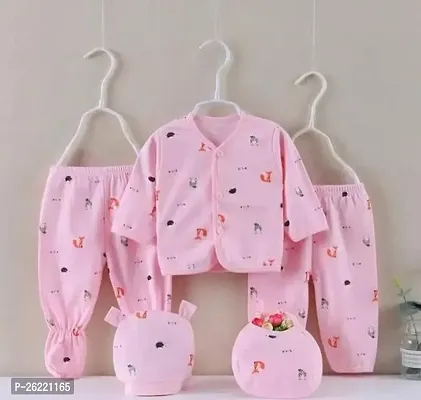 New Born Baby Winter Wear Keep warm Baby Clothes 5Pcs-thumb0