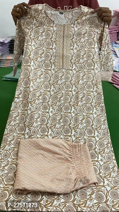 Fancy Rayon Kurta Bottom Set For Women-thumb2