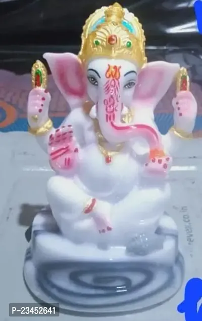 Style My Home Glossy Ganesha Idol-thumb0