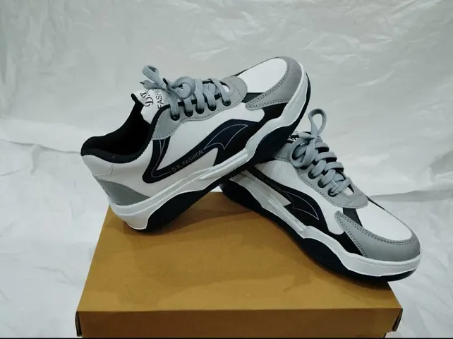 Attractive Synthetic Sneakers For Men