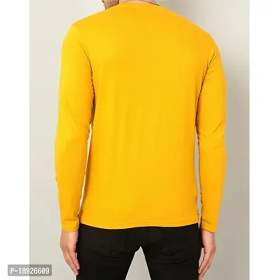 Stylish Men Cotton Blend Round Neck  Full Sleeve T Shirt-thumb2